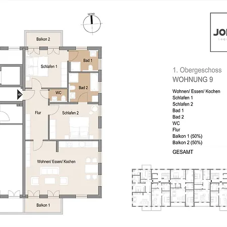 Logierhaus Jonna Whg 09 Apartament *
